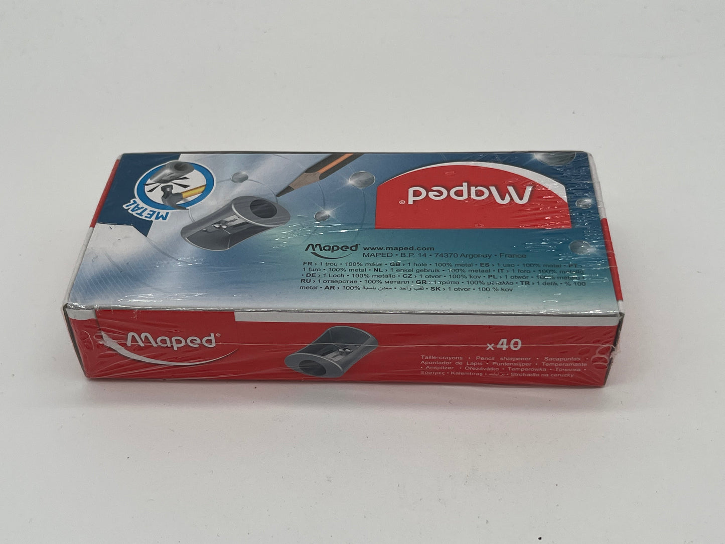 SACAPUNTAS METAL X40 MAPED 17106