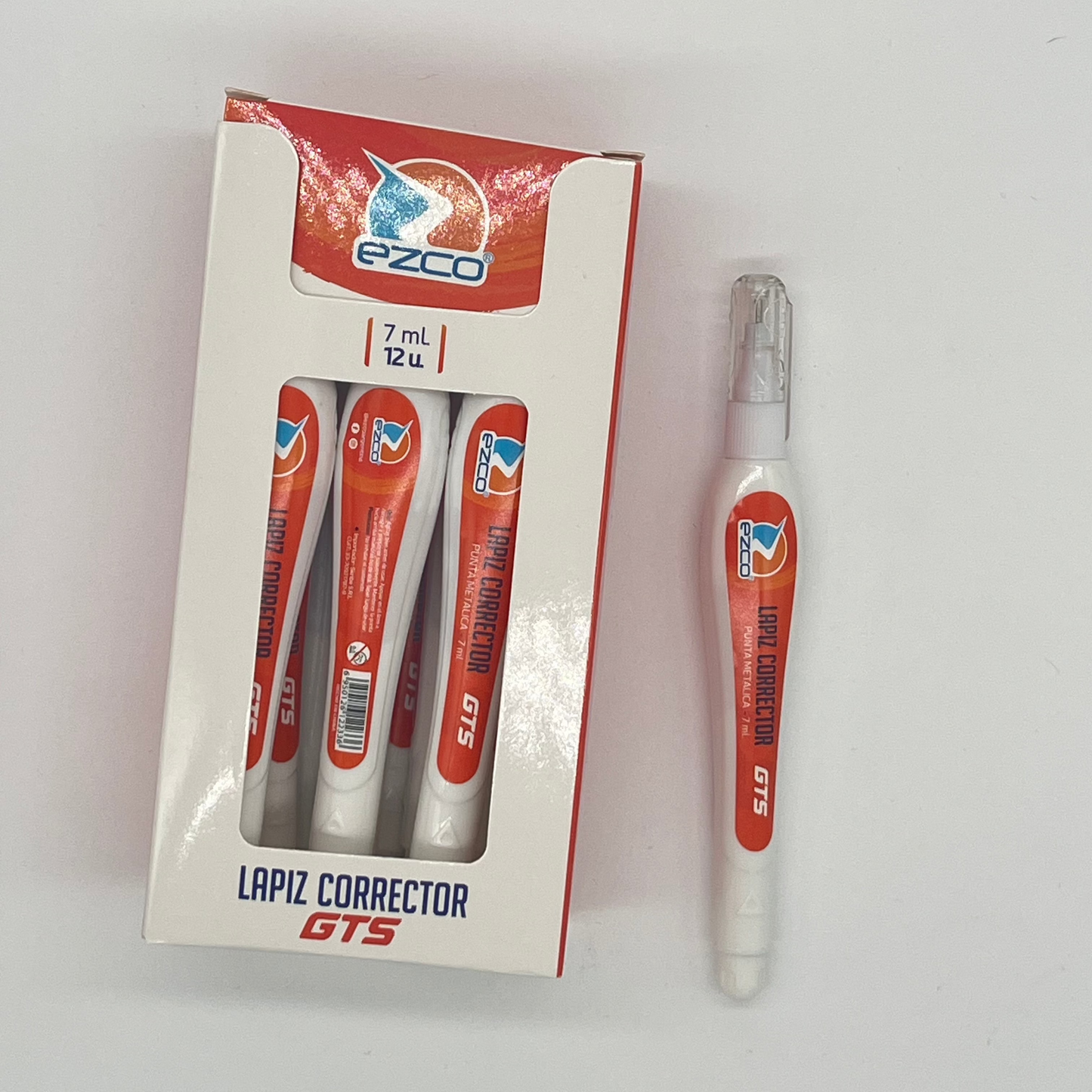 LAPIZ CORRECTOR X12 EZCO 7ML 09099