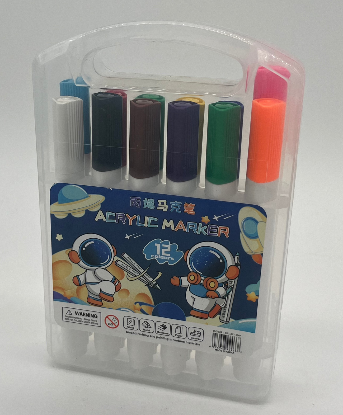 ACRYLIC MARKER 12COLOR 丙烯马克笔 KB148