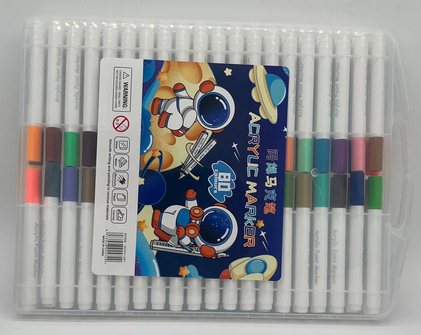 ACRYLIC MARKER 80COLOR KB246