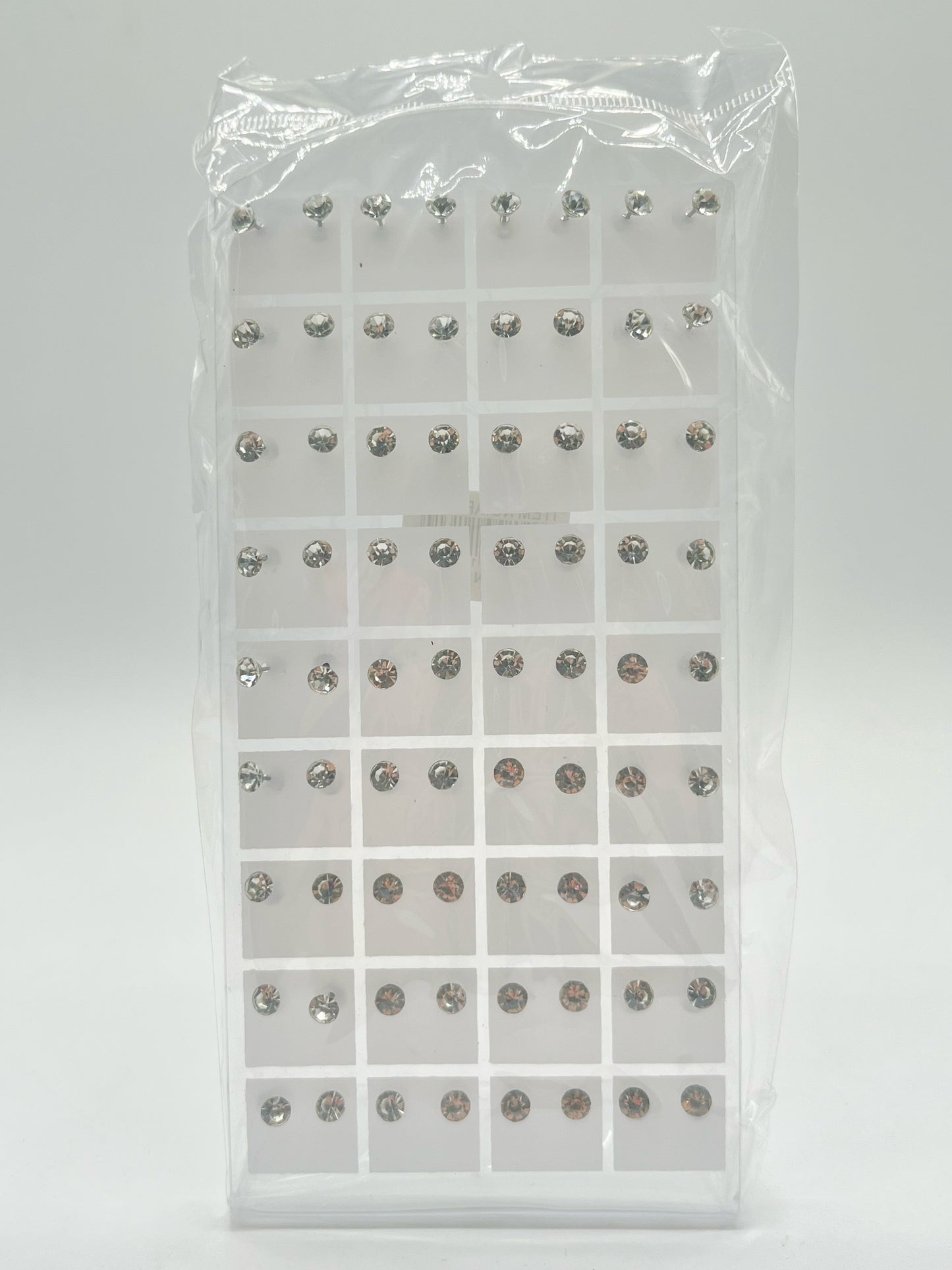 36 PARES DE ARITOS DIAMANTE AF-12131