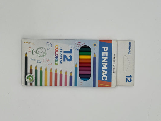 LAPICES DE COLORES X12 PENMAC 160103